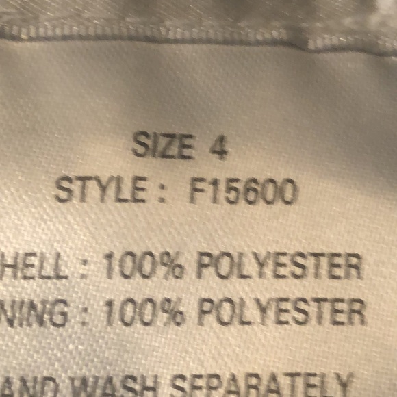 David’s Bridal sz 4 style #F15600 Royal Blue Horizon Chiffon  NWT - Picture 11 of 17